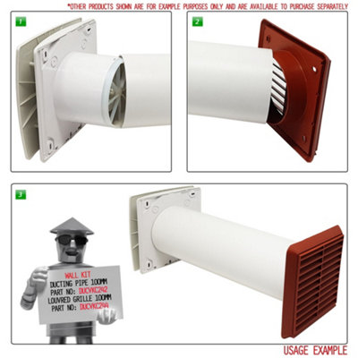 Vectaire EL1003HDT Elegance Axial Fan - 3 Speed - Humidistat, Timer ...