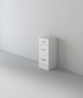 VeeBath Mars Flatpack 3 Drawer unit 350x300mm,Mars 4 Drawer Storage Unit