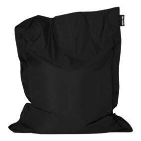 Veeva Bazaar Bag Black Giant Indoor Outdoor Bean Bag Lounger