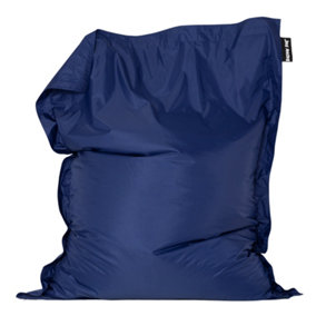 Veeva Bazaar Bag Navy Blue Giant Indoor Outdoor Bean Bag Lounger