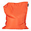 Veeva Bazaar Bag Orange Giant Indoor Outdoor Bean Bag Lounger