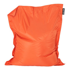 Veeva Bazaar Bag Orange Giant Indoor Outdoor Bean Bag Lounger