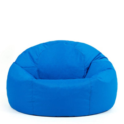 Veeva Classic Indoor Outdoor Bean Bag Blue Bean Bag Chair