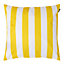 Veeva Deck Stripe Set of 4 Ochre Yellow Outdoor Cushion