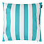 Veeva Deck Stripe Set of 4 Peppermint Outdoor Cushion