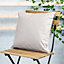 Veeva Indoor Outdoor Cushion Set of 2 Natural Water Resistant Cushions