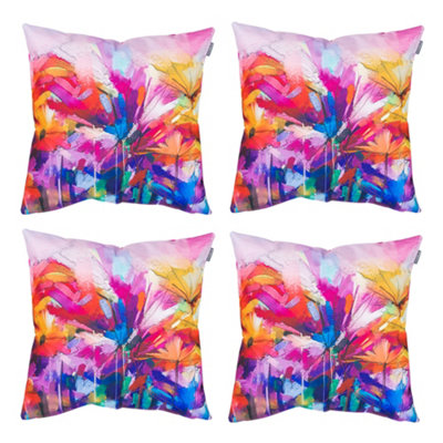 Outdoor pillows set outlet of 4