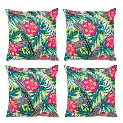 Set of 4 outdoor cushions hotsell
