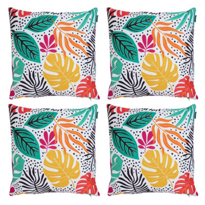 Yellow floral 2025 outdoor cushions