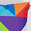 Veeva Indoor Outdoor Cushion Technicolour Geometric Water Resistant Cushions