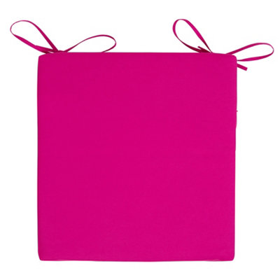 Veeva Indoor Outdoor Seat Cushion Pad Pink DIY at B&Q