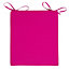 Veeva Indoor Outdoor Seat Cushion Pad Set of 4 Pink