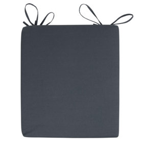Veeva Indoor Outdoor Seat Cushion Pad Slate Grey