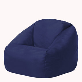 Veeva Kids Classic Bean Bag Chair Navy Blue Childrens Bean Bags