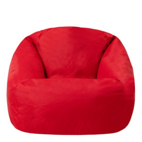 Veeva Kids Classic Bean Bag Chair Red Childrens Bean Bags