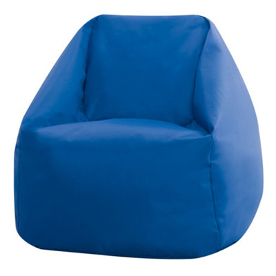 Veeva Kids Toddler Bean Bag Chair Blue Childrens Bean Bags DIY at B&Q