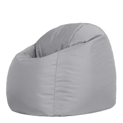 Veeva Kids Toddler Bean Bag Chair Grey Childrens Bean Bags DIY at B&Q