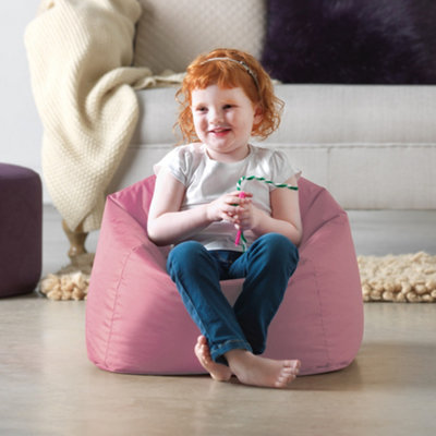 Baby pink bean bag clearance chair