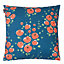 Veeva Meadow Print Navy Blue Outdoor Cushion