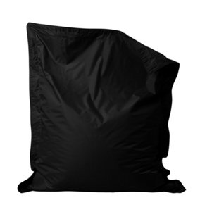 Veeva Medium Bazaar Bag Black Outdoor Bean Bag Floor Cushion