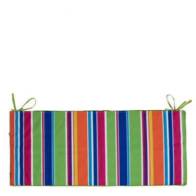 Lime green discount outdoor bench cushion