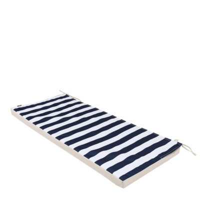 Navy deals outdoor bench