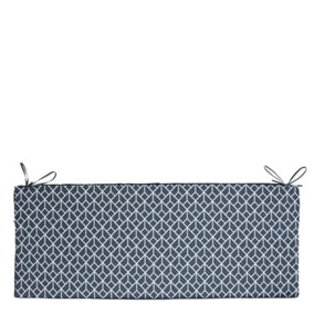 Veeva Outdoor Bench Cushion Pad Slate Grey