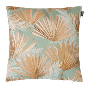 Veeva Pampas Grass Print with Stone Back Outdoor Cushion