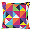 Veeva Rainbow Geometric Print Outdoor Indoor Cushion - Collection Two
