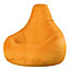 Veeva Recliner Indoor Outdoor Bean Bag Ochre Yellow Bean Bag Chair