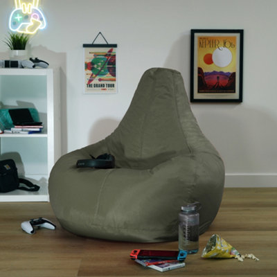 Dark green bean store bag chair