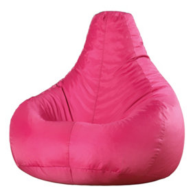 Veeva Recliner Indoor Outdoor Bean Bag Pink Bean Bag Chair