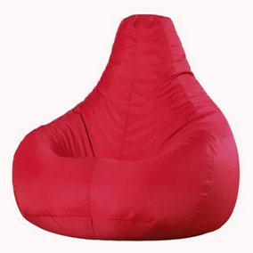 Veeva Recliner Indoor Outdoor Bean Bag Red Bean Bag Chair