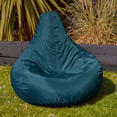 Veeva Recliner Indoor Outdoor Bean Bag Teal Green Bean Bag Chair