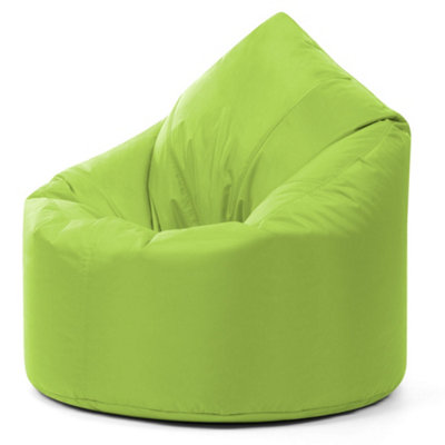 Veeva Teardrop Indoor Outdoor Bean Bag Lime Green Bean Bag Chair DIY at B&Q