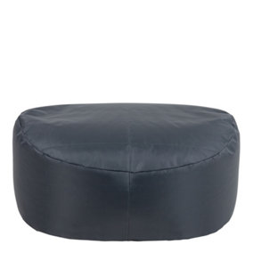 Veeva Vista Indoor Outdoor Bean Bag Pouffe Charcoal Grey