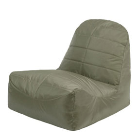 Veeva Vista Outdoor Recliner Bean Bag Chair Olive Green