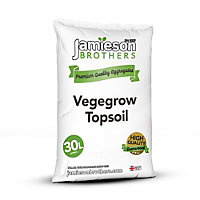 Vegegrow Top Soil 30L Bag by Jamieson Brothers