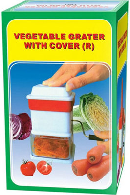 Vegetable Grater With Cover Kitchen Tool Food Shredder Handle Carrots