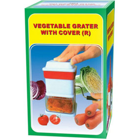 Vegetable Grater With Cover Kitchen Tool Food Shredder Handle Carrots