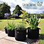 Vegetable Growing Bag Containers (3 Gallon - 5 Pack) Planter Bags to Grow Your Vegetables, Potatoes, Plants, Flowers