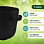 Vegetable Growing Bag Containers (5 Gallon- 5 Pack) Planter Bags to Grow Indoor and Outdoor