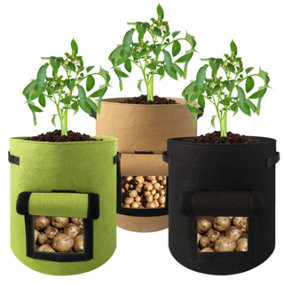 Vegetable Planting Bag with Side Window