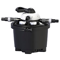 Velda 126310 Pressure Filter for Ponds up to 10,000 Litres Including 9 Watt UV-C Clear Control 25 + UV-C 126310