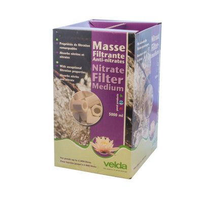 Ceramic pond filter media top
