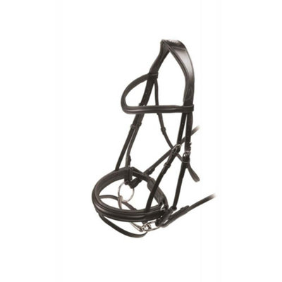 Velociti Leather Horse Dressage Bridle Black (Cob) Price Comparisons | Compare The Build