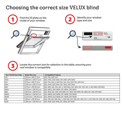 VELUX Original (DKL) Light Beige Blackout Roller Blind for VELUX Roof ...