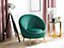 Velvet Accent Chair Emerald Green LANGA