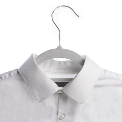 Velvet Coat Hangers Grey - Pack of 50 - 3