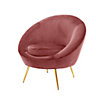 Velvet Fabric Tub Chair Armchair Pink